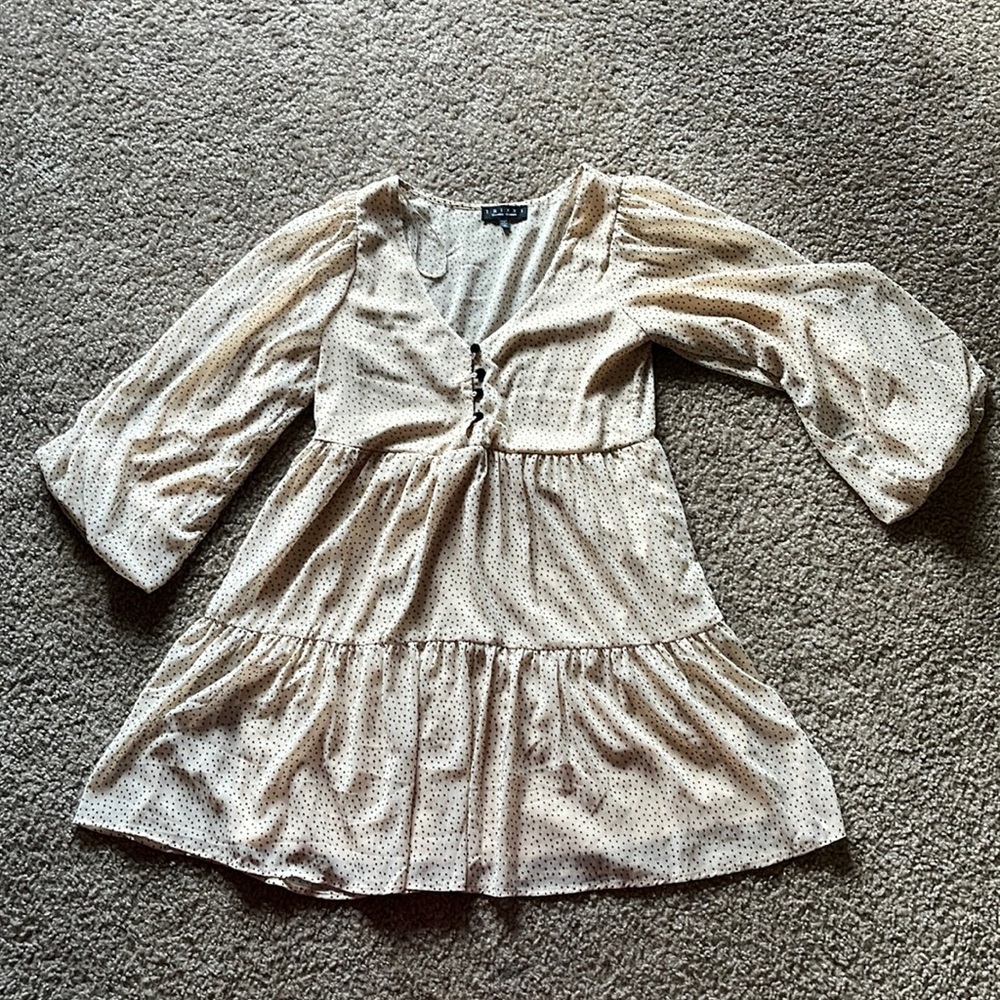 Francesca’s polka dot dress